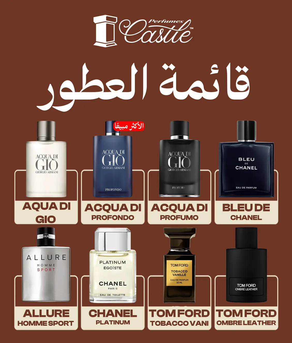 Castle Perfumes Men 1